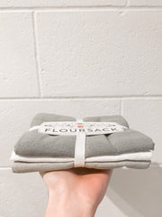 Danica Floursack Dishtowels - London Grey/White/Moon Set Of 3
